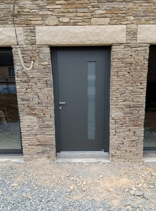 Installation porte d'entrée